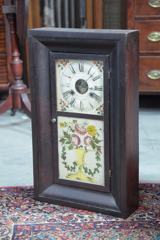 Appraisal: CHAUNCEY JEROME MANTLE CLOCK Ogee mantle clock with brass works