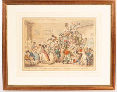 Appraisal: George Cruikshank - A Swarm of English Bees Hiving in