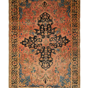 Appraisal: A Persian Wool Rug th Century feet inches x feet