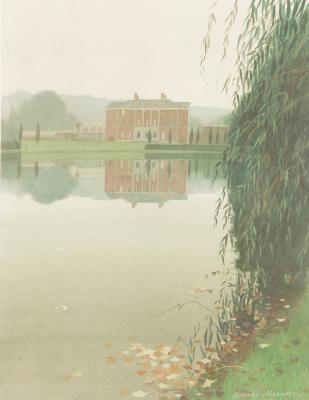 Appraisal: Gerald Mynott British born View of Chevening House Kent signed