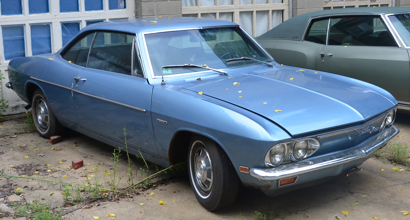 Appraisal: Chevy Corvair Coupe no battery some corrosion on the fender