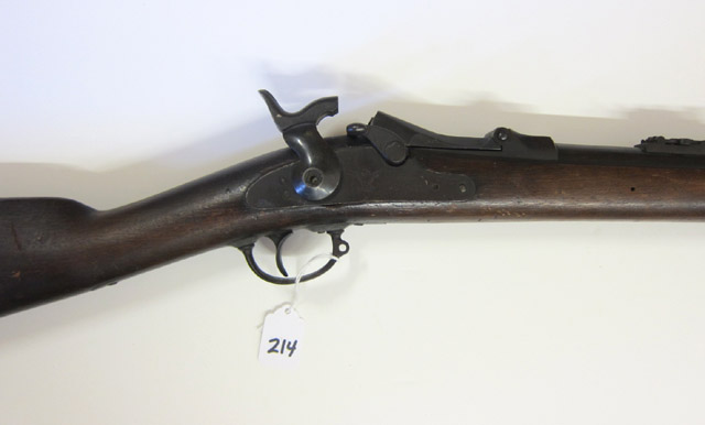 Appraisal: U S SPRINGFIELD MODEL TRAPDOOR RIFLE - caliber round barrel