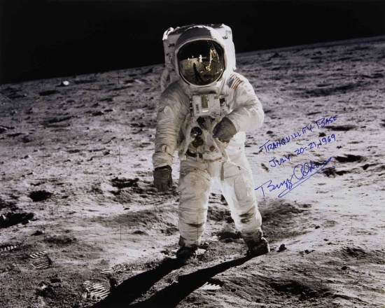 Appraisal: The Classic A color x inch photograph of Aldrin's classic