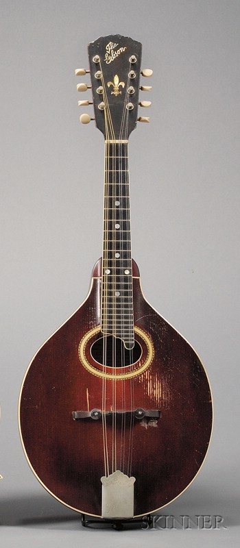 Appraisal: American Mandolin Gibson Mandolin-Guitar Company Kalamazoo c Model A labeled