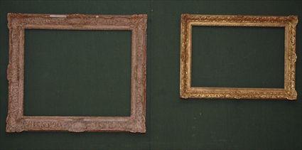 Appraisal: Giltwood Picture Frame together with a Painted Wood Picture Frame