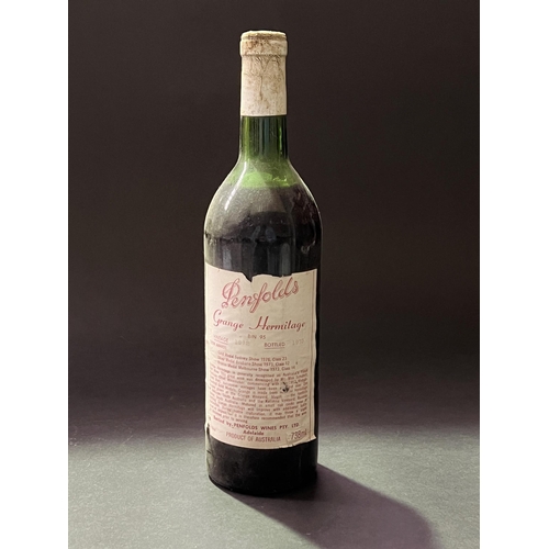 Appraisal: Bottle Penfolds Grange Hermitage Bin Vintage Bottled low shoulder