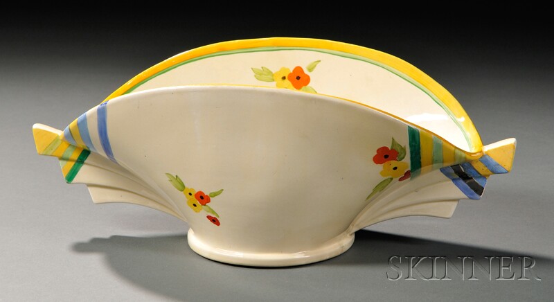 Appraisal: Clarice Cliff Bizarre Ware Bowl England th century Newport and