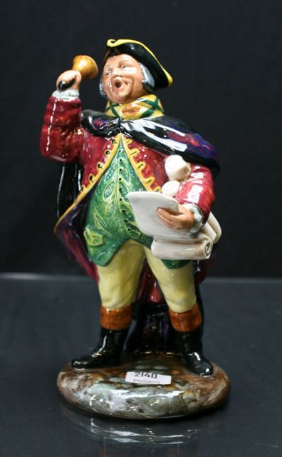 Appraisal: A Royal Doulton figure of 'Town Crier' HN cm high