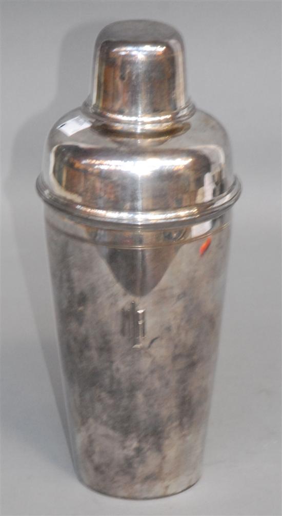 Appraisal: LARGE TIFFANY CO STERLING SILVER COCKTAIL SHAKER Marked M pints