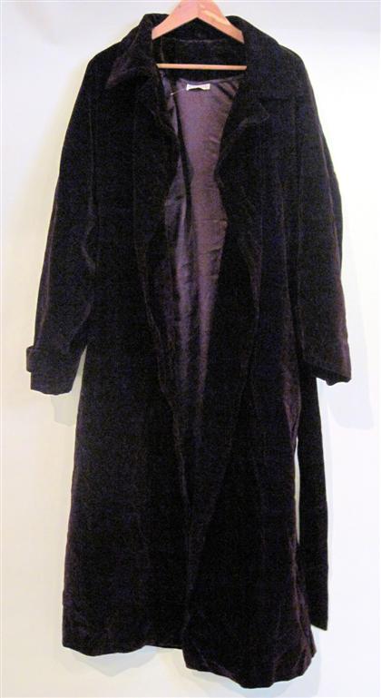 Appraisal: HUGH HEFNER ROBE Original robe de Signed for and worn