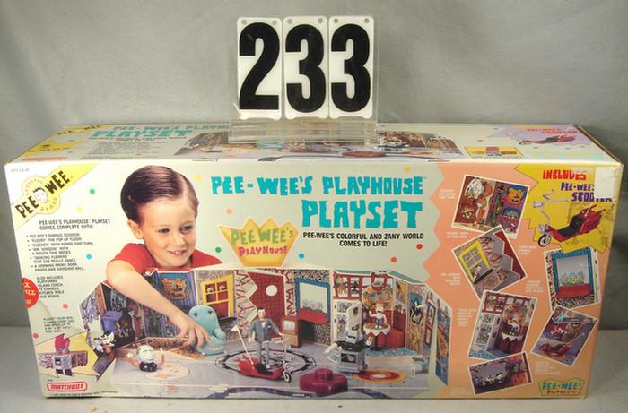 Appraisal: Pee Wee Herman Playhouse Playset with figures mint in original