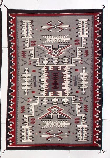 Appraisal: A Navajo rug Susie Chee Bale finely woven the storm