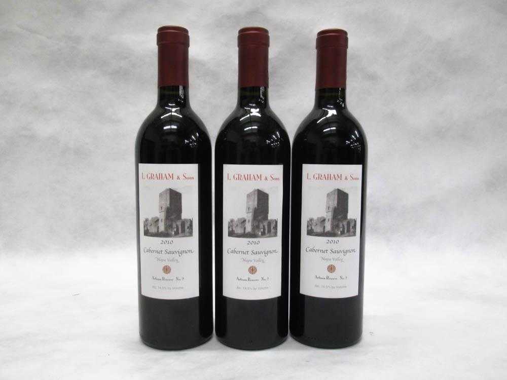 Appraisal: EIGHTY-EIGHT BOTTLES OF VINTAGE CALIFORNIA CABERNET SAUVIGNON L Graham Sons