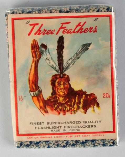 Appraisal: Three Feathers -Pack - Firecrackers Class Desirable Native American image