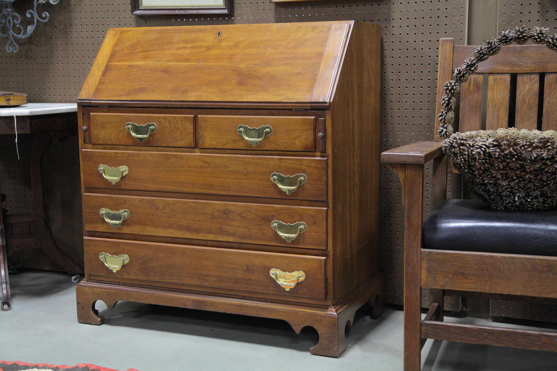 Appraisal: STICKLEY SLANT LID DESK Syracuse New York mid th century