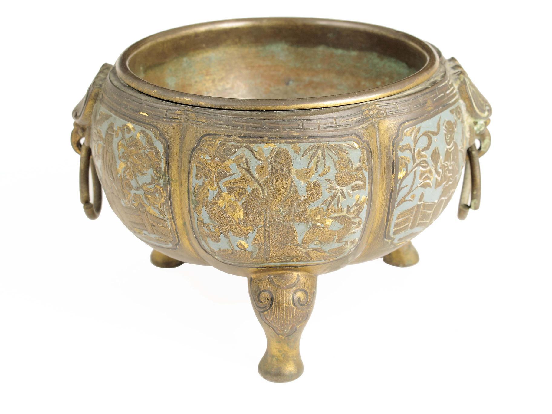 Appraisal: A French ormolu censor by Susse Freres