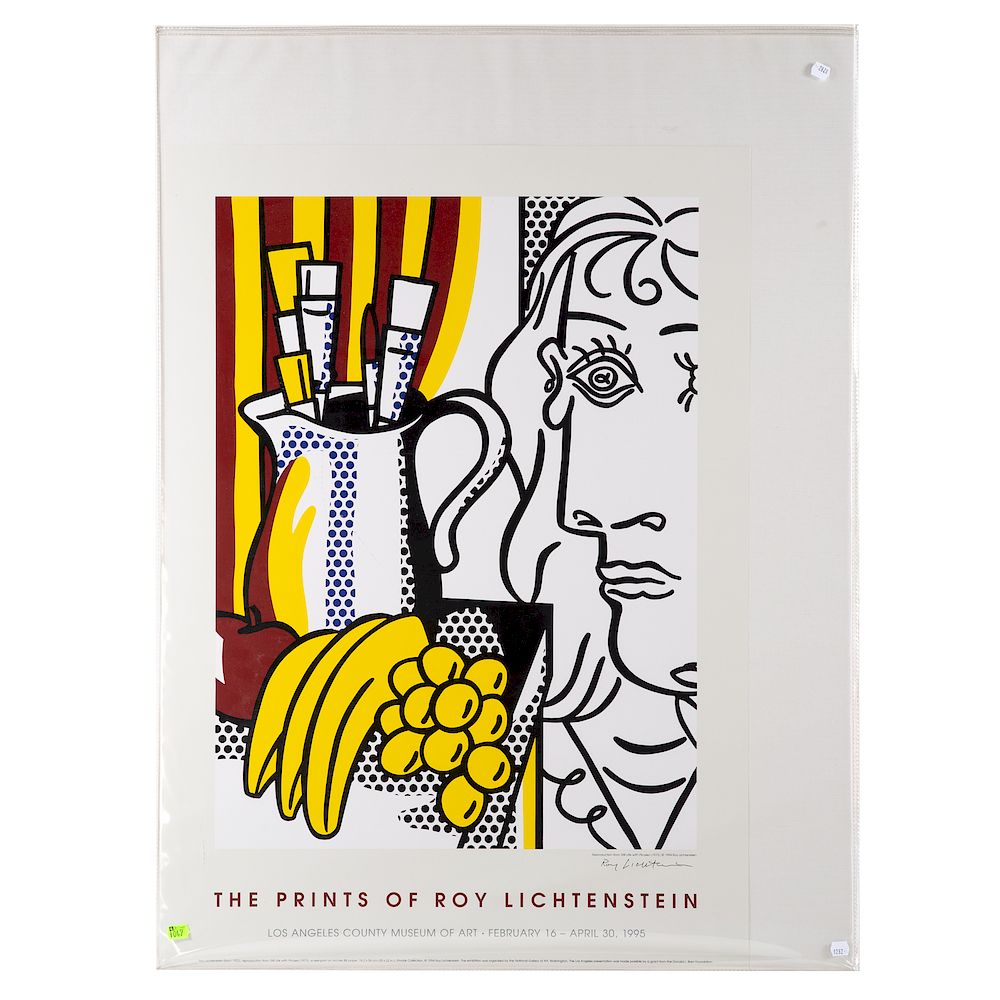 Appraisal: Roy Lichtenstein Still Life with Picasso American - Offset lithograph