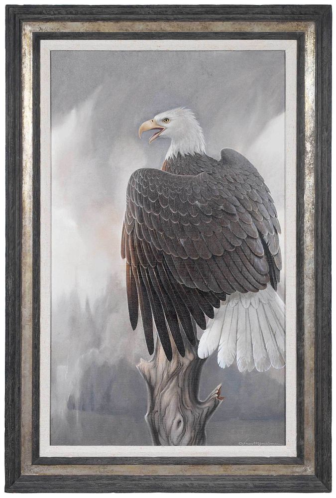 Appraisal: Athos Menaboni Georgia - American Bald Eagle signed lower right