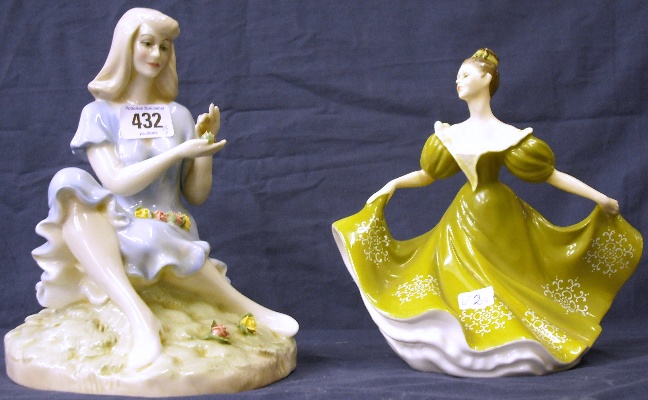 Appraisal: Royal Doulton Figures Summer Rose HN Lynne HN and Lisa