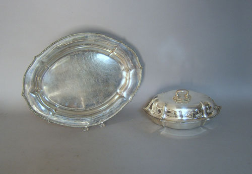 Appraisal: Bailey Banks Biddle sterling silver tray h x l and