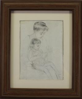 Appraisal: Mary Stevenson Cassatt Mary Stevenson Cassatt - Etching Unsigned Image