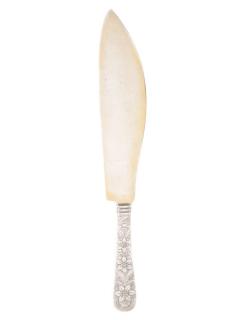 Appraisal: Tiffany Co Sterling Silver Solid Ice Cream Knife Tiffany Co