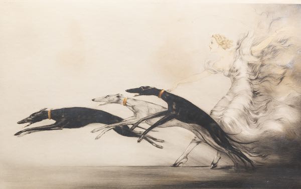 Appraisal: LOUIS ICART FRENCH - x image Vitesse Speed II Etching