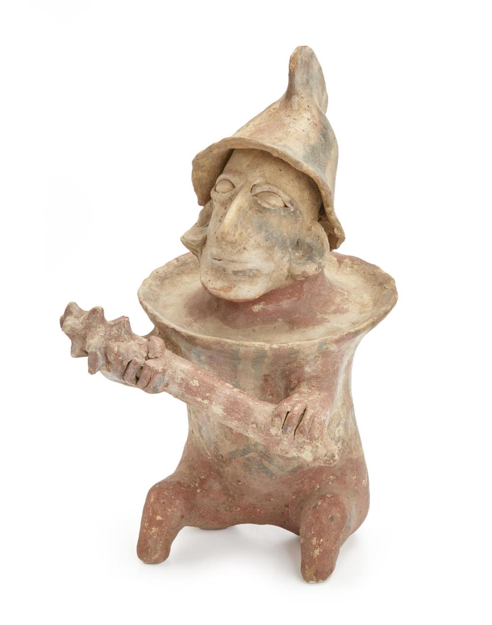 Appraisal: A Pre-Columbian Jalisco ceramic figure Circa BCE- CE The earthenware