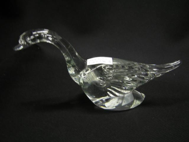 Appraisal: Heisey Glass Swan Figurine