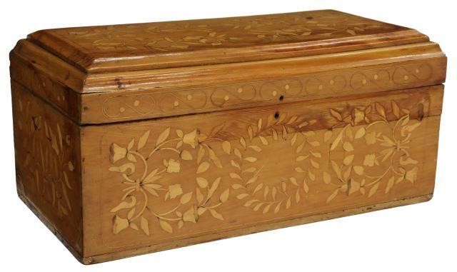 Appraisal: Fruitwood storage chest Jalostotitlan Jalisco Mexico early th c having