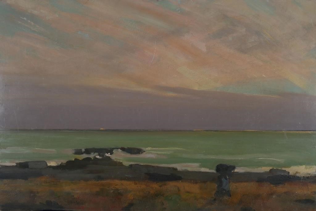 Appraisal: Painting by Jay Hall Connaway American - of coastline in