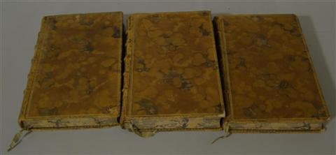 Appraisal: THREE VOLUMES BY VOLTAIRE OEUVRES COMPLETES DE VOLTAIRE In french