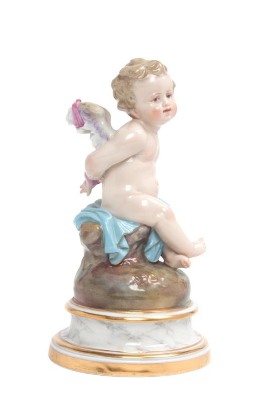 Appraisal: Sale Lot A Meissen Porcelain Figure depicting a bound putto