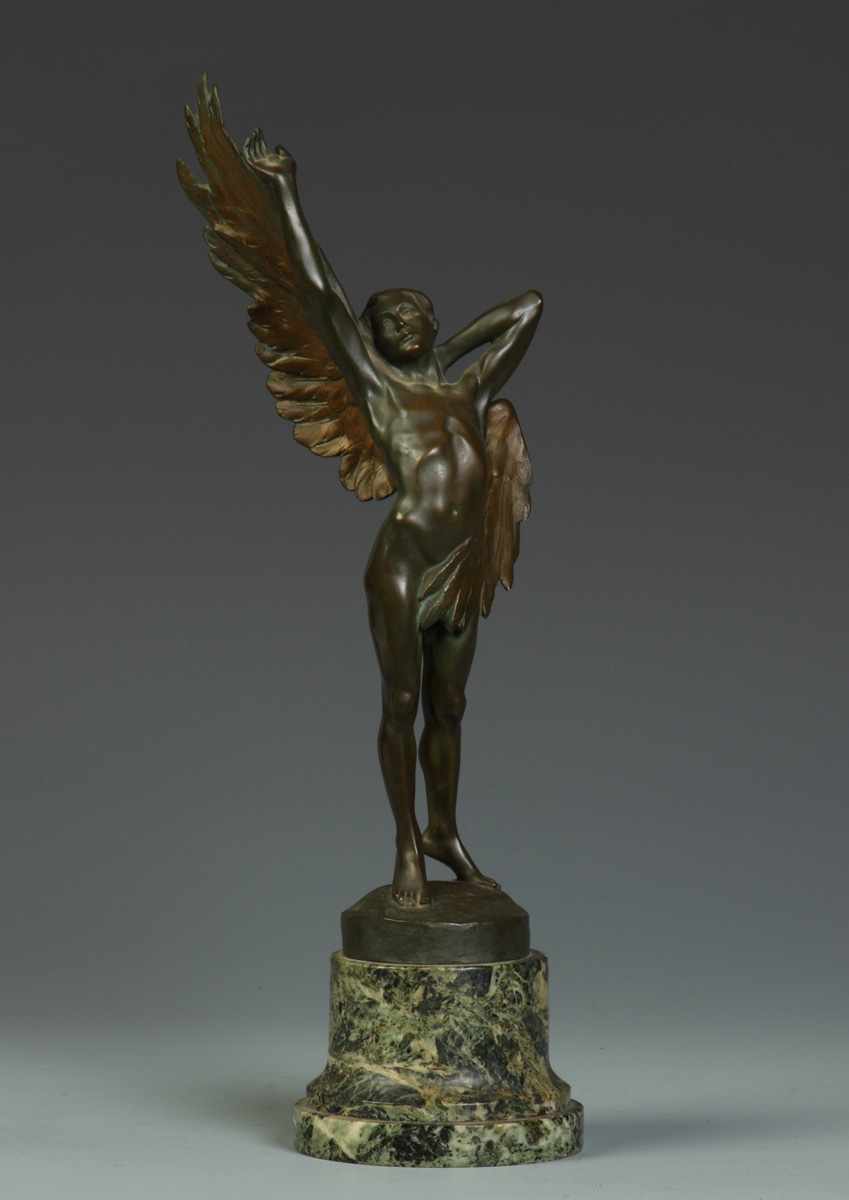 Appraisal: Stefen Schwartz Austrian - Bronze on Marble Base Sgn St