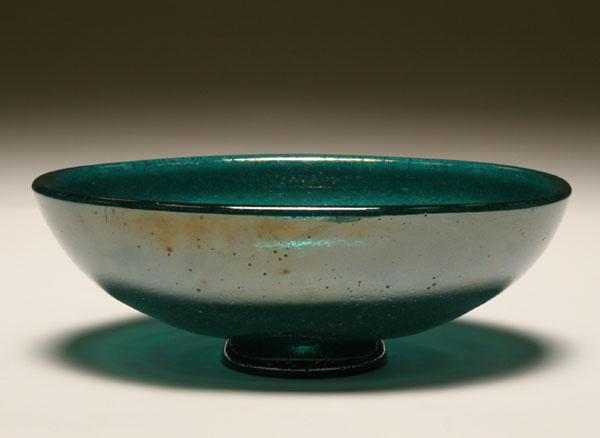 Appraisal: Venini Pulegoso Murano art glass bowl attributed to Carlo Scarpa