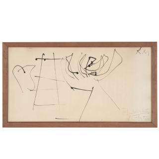 Appraisal: Robert Motherwell drawing Robert Motherwell drawing Robert Motherwell American -