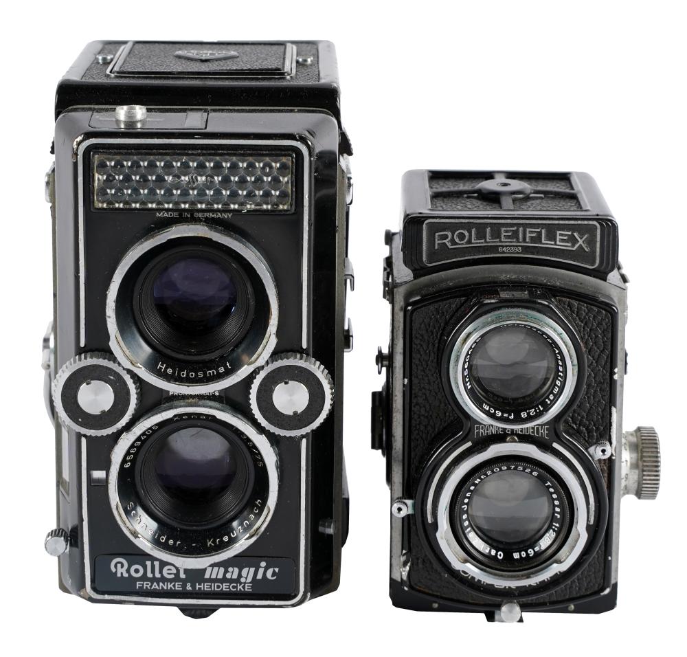 Appraisal: ROLLEIFLEX MAGIC ROLLEIFLEX BABYRolleiflex Magic x meidum format Rolleiflex Baby