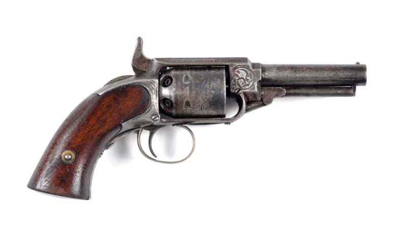 Appraisal: James Warner Pocket Model Revolver Serial Produced from through 's