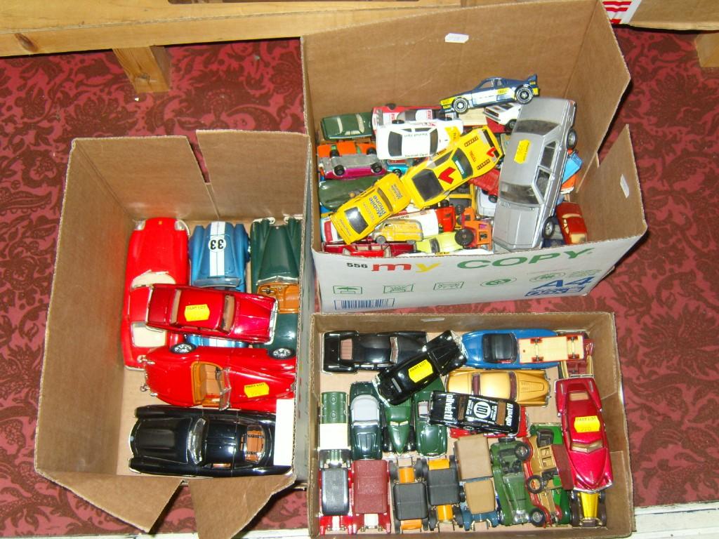 Appraisal: A quantity of diecast model vehicles including Lesney Models of