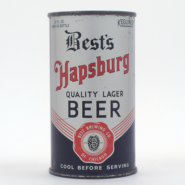 Appraisal: Hapsburg Bests Beer Opening Instruction Flat Top - Reference USBC