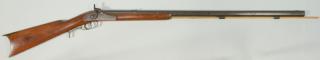 Appraisal: Halfstock Percussion Long Rifle Tennessee Halfstock Percussion Long Rifle caliber