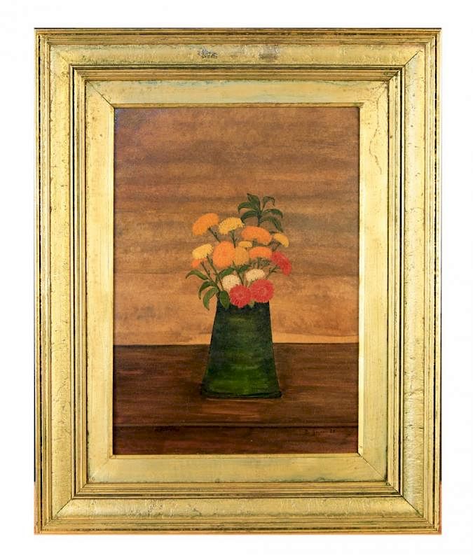 Appraisal: Doris Roberts Goyen American thc Still life Flowers in a