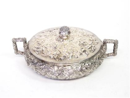 Appraisal: Sterling silver covered vegetable dish dominick haff ny early th