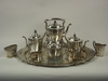 Appraisal: TEA SERVICE - Nine piece sterling tea service Windsor Castle