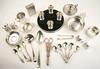 Appraisal: STERLING LOT - Twenty-eight piece lot of misc flatware and