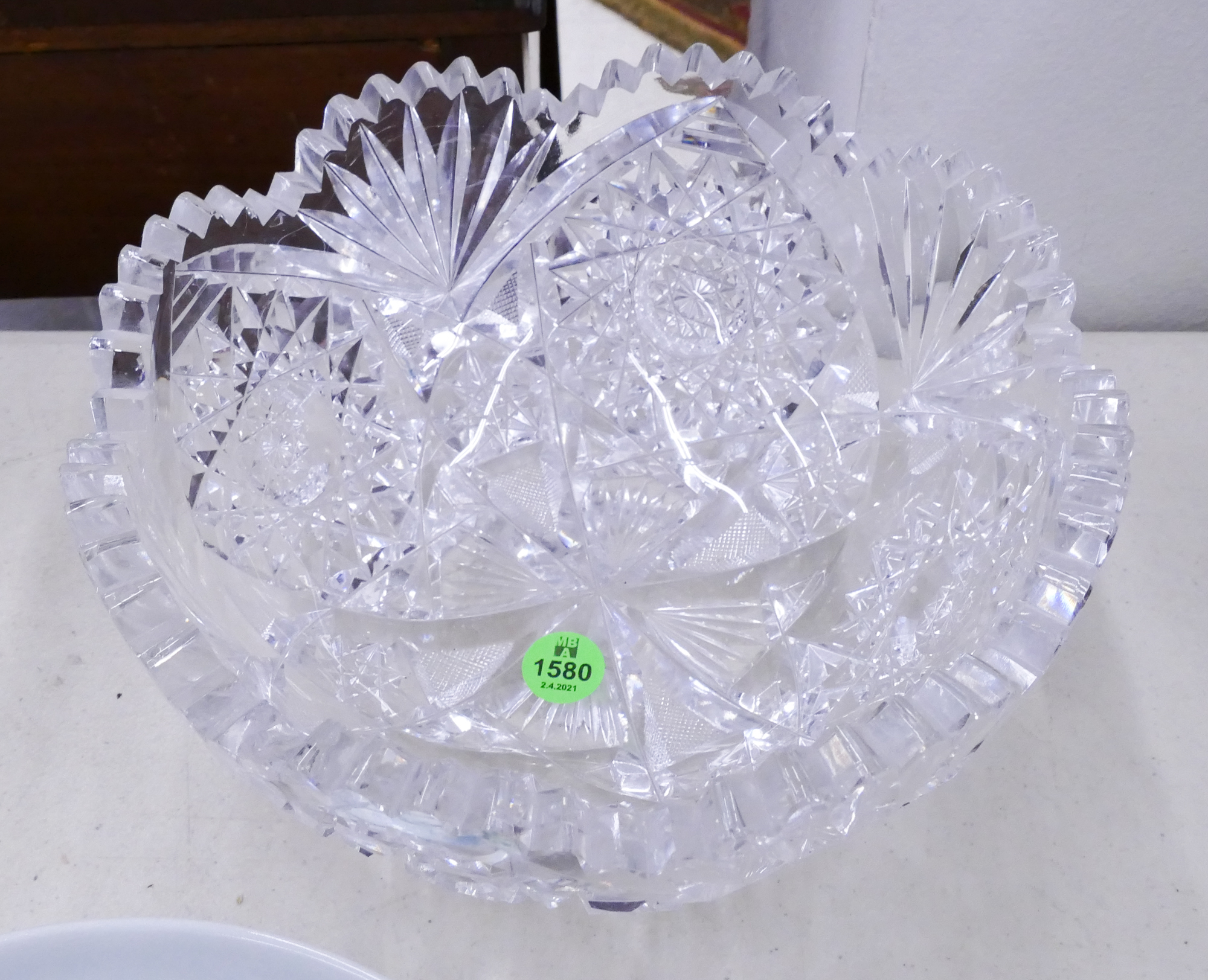 Appraisal: Brilliant Cut Glass Bowl- ''