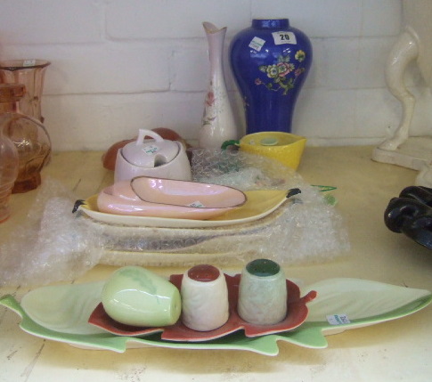 Appraisal: A quantity of Carlton Ware including two part cruet sets