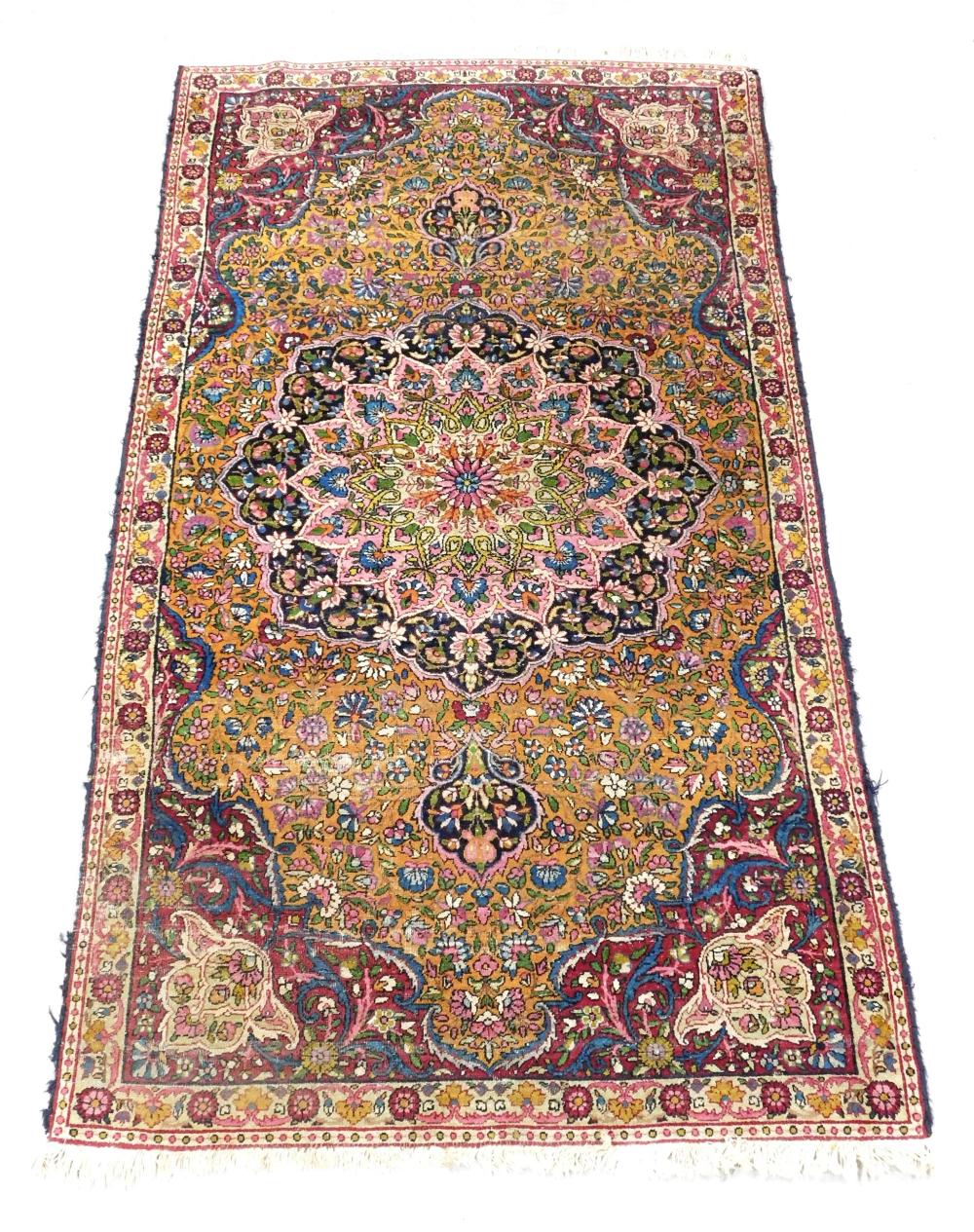 Appraisal: RUG Semi Antique Persian ' x ' wool on cotton