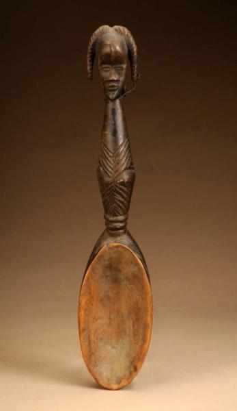 Appraisal: Pair of West African Dan Spoons Description From Liberia Made