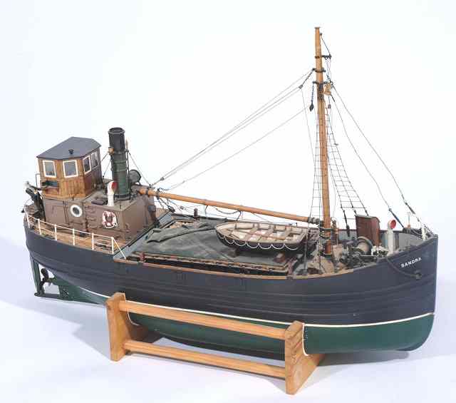 Appraisal: A scratch built painted wooden motorized model of the Clyde